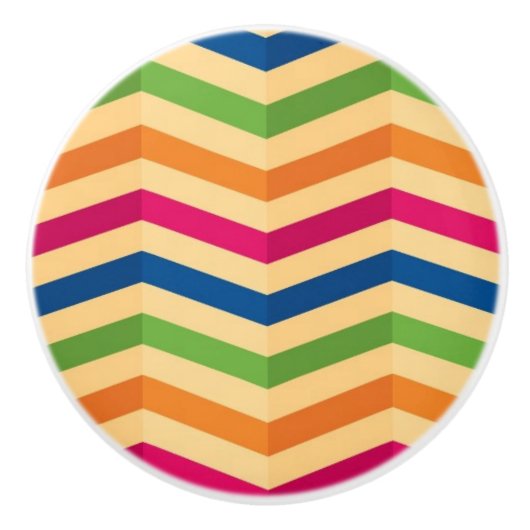 背景はとのレトロで縞で飾ります セラミックノブ (正面)