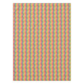 背景はとのレトロで縞で飾ります テーブルクロス (正面)