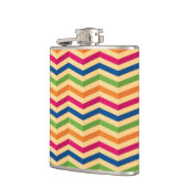 背景はとのレトロで縞で飾ります フラスク (左)