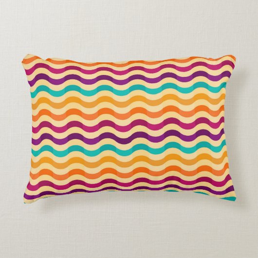 背景はとのレトロの2で縞で飾ります アクセントクッション (正面)