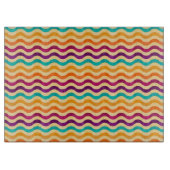 背景はとのレトロの2で縞で飾ります カッティングボード (正面)