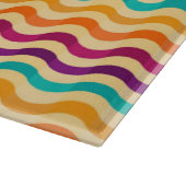 背景はとのレトロの2で縞で飾ります カッティングボード (角)