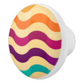 背景はとのレトロの2で縞で飾ります セラミックノブ (右)