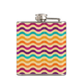 背景はとのレトロの2で縞で飾ります フラスク (裏面)