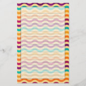 背景はとのレトロの2で縞で飾ります 便箋 (正面)
