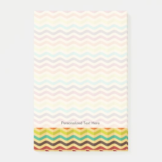 背景はとのレトロの4で縞で飾ります ポストイット (正面)