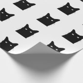 背景をクリック選ぶ猫が見える ラッピングペーパー (角)