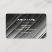 背景をスワイプ(&W) 名刺 (裏面)