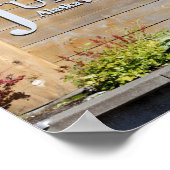 背景を持つジュノー・アラスカへようこそ ポスター (角)