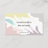 背景を持つモダン名刺。 名刺 (正面)