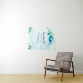 背景を描く前に何か青いブライダルシャワー タペストリー (インサイチュ(横))