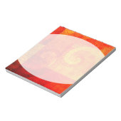 背景アンティークらせん状 ノートパッド (回転)