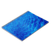 背景アート抽象芸術の水色 ノートブック (左側)