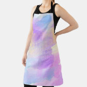 背景アート抽象芸術水彩 エプロン (インサイチュ)