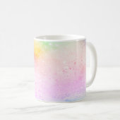 背景アート抽象芸術水彩 コーヒーマグカップ (正面右)
