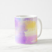 背景アート抽象芸術水彩 コーヒーマグカップ (正面右)