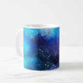 背景アート抽象芸術水彩 コーヒーマグカップ (正面左)