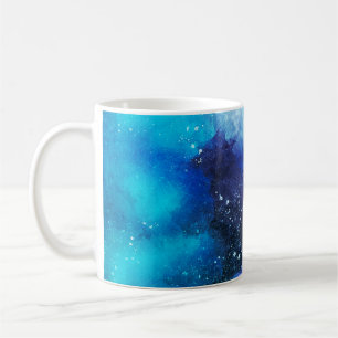 背景アート抽象芸術水彩 コーヒーマグカップ