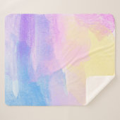 背景アート抽象芸術水彩 シェルパブランケット (正面(横))