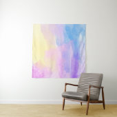 背景アート抽象芸術水彩 タペストリー (インサイチュ(横))