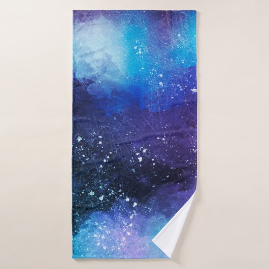 背景アート抽象芸術水彩 バスタオル (バスタオル)