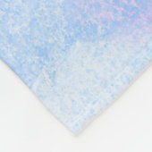 背景アート抽象芸術水彩 フリースブランケット (角)