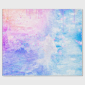 背景アート抽象芸術水彩 ラッピングペーパー (フラット)