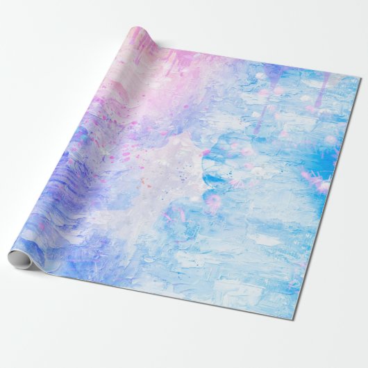 背景アート抽象芸術水彩 ラッピングペーパー (アンロールド)