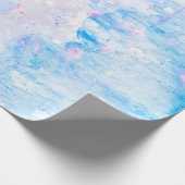 背景アート抽象芸術水彩 ラッピングペーパー (角)