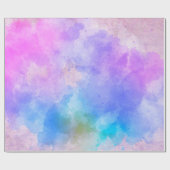 背景アート抽象芸術水彩 ラッピングペーパー (フラット)