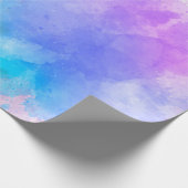 背景アート抽象芸術水彩 ラッピングペーパー (角)