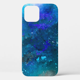 背景アート抽象芸術水彩 iPhone 12ケース