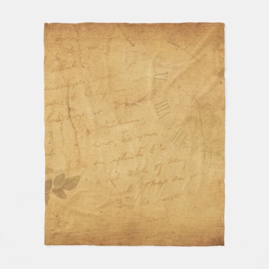 背景イメージ書の花 フリースブランケット (正面)