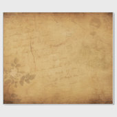 背景イメージ書の花 ラッピングペーパー (フラット)