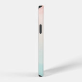 背景ウォーターカラーパターン iPhoneケース (右側面)