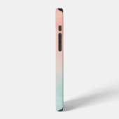 背景ウォーターカラーパターン iPhoneケース (左側面)