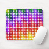 背景カラフル マウスパッド (マウス)