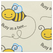 背景カラービー柄の生地を選択 ファブリック (クローズアップ)