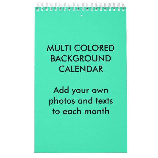 背景カレ多色のンダー独身の側 カレンダー (カバー)