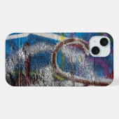 背景グラフィティグランジ iPhoneケース (裏面横)