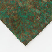 背景グランジヴィンテージ フリースブランケット (角)