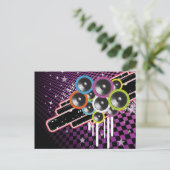 背景グランジ ポストカード (スタンド正面)