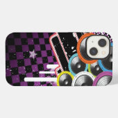 背景グランジ iPhoneケース (裏面横)