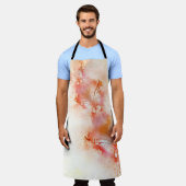 背景スクラップブック作り紙 エプロン (着用した状態)