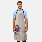 背景スクラップブック作り紙 エプロン (着用した状態)