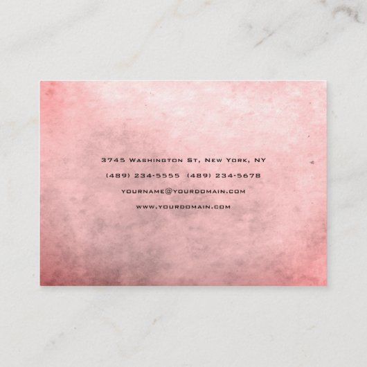 背景スタイリッシュモノグラモダンムプロフェッショナル 名刺 (裏面)