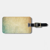 背景ストライプのパターン ラゲッジタグ (正面横)