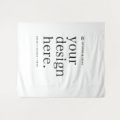 背景タペストリー | デザインアップロード イベント背景 タペストリー (正面(横))