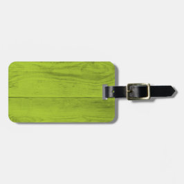 背景テクスチャとしての明るい緑の木構造 ラゲッジタグ