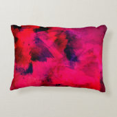 背景テクスチャテンプレート赤 アクセントクッション (裏面)